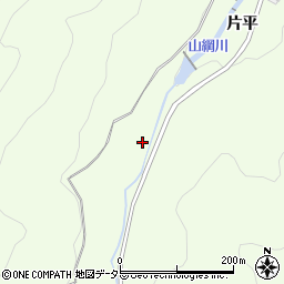 愛知県岡崎市山綱町柳ケ沢周辺の地図
