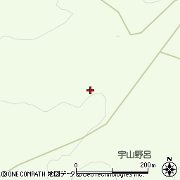 宇山野呂周辺の地図