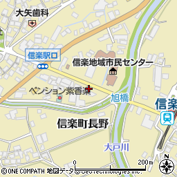 滋賀観光バス株式会社信楽営業所周辺の地図