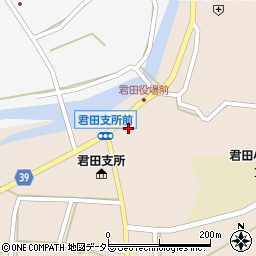 広島県三次市君田町東入君629周辺の地図