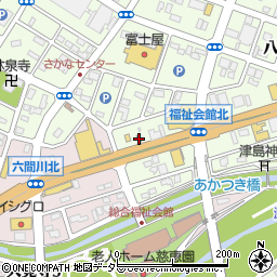 焼津警察署八楠交番周辺の地図