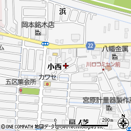 京都府八幡市川口東扇20-5周辺の地図