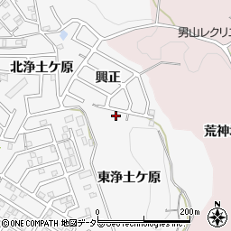 京都府八幡市橋本興正3-3周辺の地図