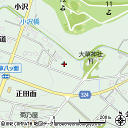 愛知県額田郡幸田町大草祢宜屋敷周辺の地図