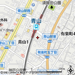 スペースＥＣＯ青山駅前第３駐車場周辺の地図