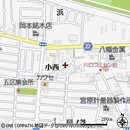 京都府八幡市川口東扇20-4周辺の地図