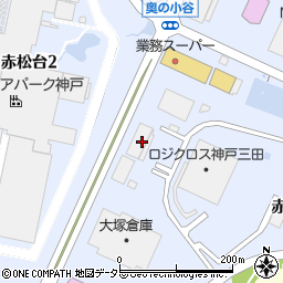 兵庫県神戸市北区赤松台周辺の地図