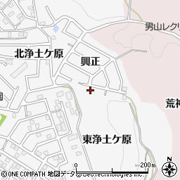 京都府八幡市橋本興正3-5周辺の地図