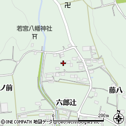 愛知県豊川市上長山町六郎辻4-5周辺の地図