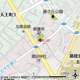 秋山カメラ左車店周辺の地図