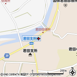 広島県三次市君田町東入君628周辺の地図