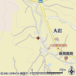 大阪府茨木市大岩521周辺の地図