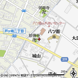 愛知県西尾市戸ケ崎町堀合周辺の地図