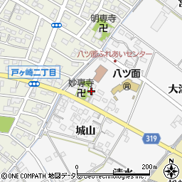 愛知県西尾市戸ケ崎町（堀合）周辺の地図