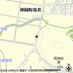 兵庫県たつの市神岡町寄井389周辺の地図