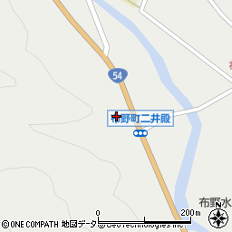 広島県三次市布野町上布野2105周辺の地図
