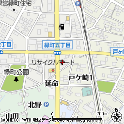 碧海信用金庫西尾北支店周辺の地図