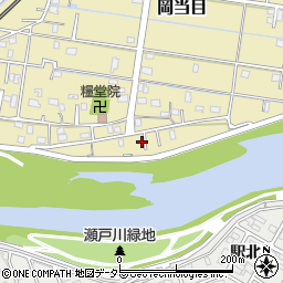 静岡県焼津市岡当目355周辺の地図