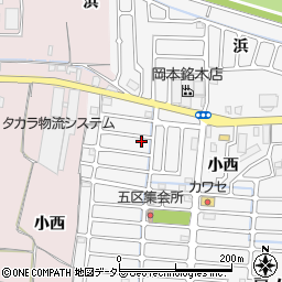 京都府八幡市川口西扇22-16周辺の地図