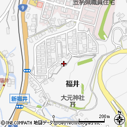 島根県浜田市熱田町（福井）周辺の地図