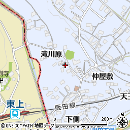 愛知県新城市川田滝川原1周辺の地図