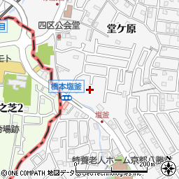 京都府八幡市橋本愛宕山周辺の地図