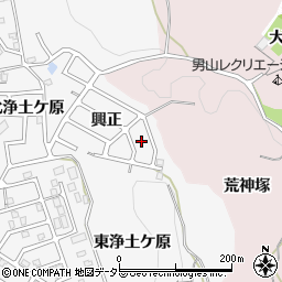 京都府八幡市橋本興正6周辺の地図