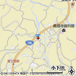 静岡県伊豆市小下田1718周辺の地図