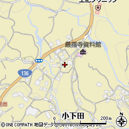 静岡県伊豆市小下田1705-1周辺の地図