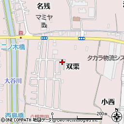 京都府八幡市八幡双栗48-75周辺の地図