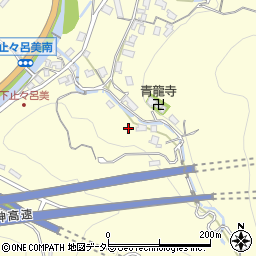 大阪府箕面市下止々呂美844-1周辺の地図
