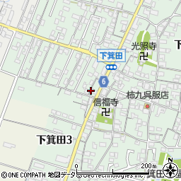 有限会社矢田石油店周辺の地図