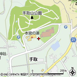 愛知県豊川市上長山町本宮下周辺の地図