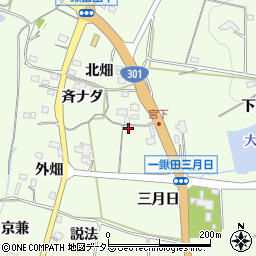 愛知県新城市一鍬田斉ナダ44周辺の地図