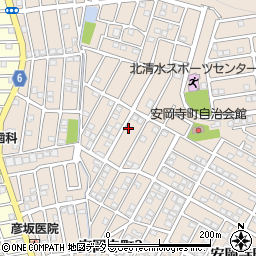 大阪府高槻市安岡寺町周辺の地図