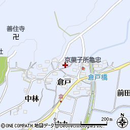 愛知県豊川市萩町倉戸周辺の地図