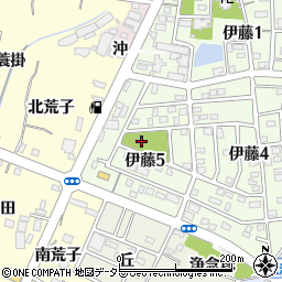 伊藤3号公園周辺の地図