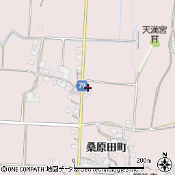 兵庫県加西市桑原田町282周辺の地図