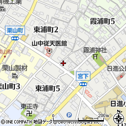 愛知県碧南市東浦町3丁目100周辺の地図