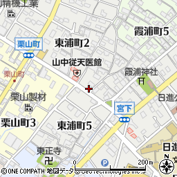愛知県碧南市東浦町3丁目98周辺の地図