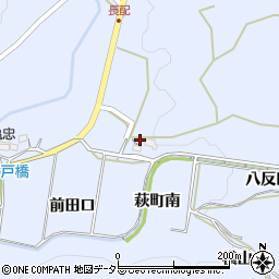 愛知県豊川市萩町前田口周辺の地図
