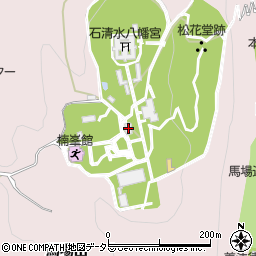 石清水八幡宮周辺の地図