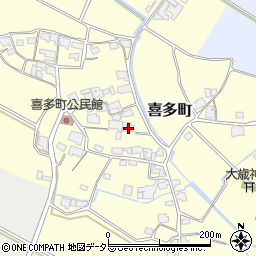 兵庫県小野市喜多町387周辺の地図