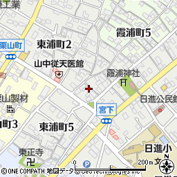 愛知県碧南市東浦町3丁目90周辺の地図