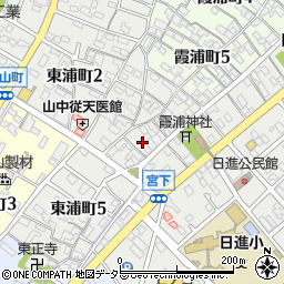 愛知県碧南市東浦町3丁目86周辺の地図