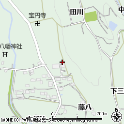 愛知県豊川市上長山町田川48周辺の地図
