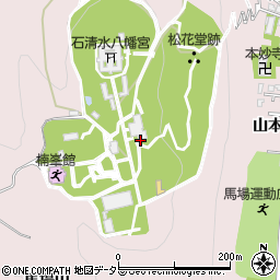 京都府八幡市八幡高坊周辺の地図