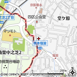 京都府八幡市橋本愛宕山1-1周辺の地図
