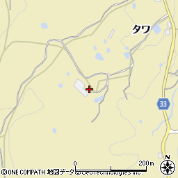 兵庫県宝塚市玉瀬周辺の地図