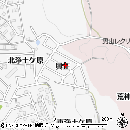 京都府八幡市橋本興正周辺の地図